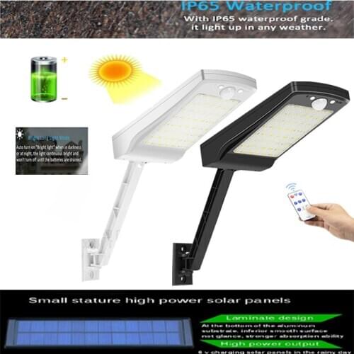 KDL Solar-LED-porch-path-Light Outdoor Energy-Saving Motion-Sensor Ip65 Waterproof Street-garden-Yard-Lamp