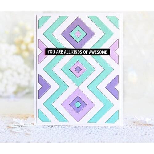 Wave Square Cover Panel Metal Die Cuts Cutting Dies For DIY Scrapbooking Embossing Paper Cards Decorative Crafts New 2018 Die