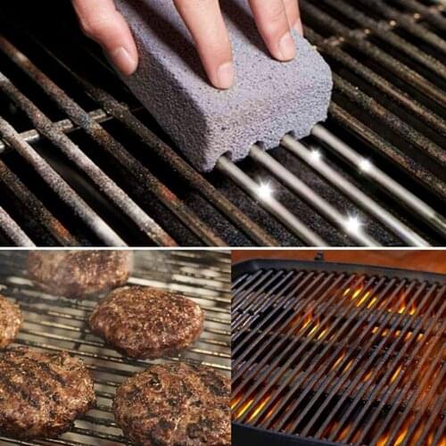 1Pcs Home Pumice Brick Block Cleaning Barbecue Racks Dispel Stains Grease Cleaner Tools For Kitchen Outdoors BBQ Grill Gadgets