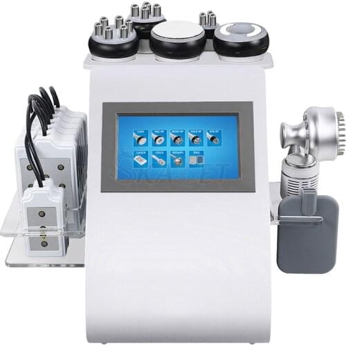 2021 New Arrival 40K Ultrasonic Cavitation Vacuum Laser Radio Frequency Liposuction Face Care Salon Spa Equipment
