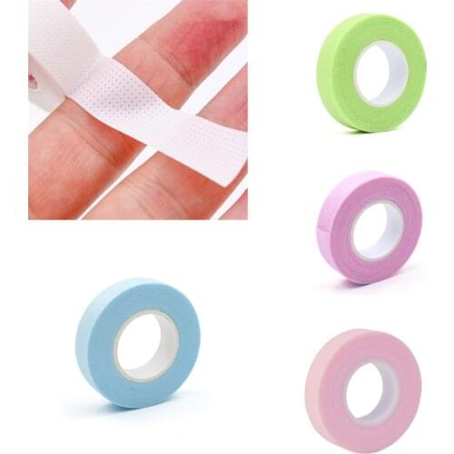 5pcs New Japanese grafted eyelash isolation tape with holes breathable comfortable anti-sensitive resistant Green eye pad