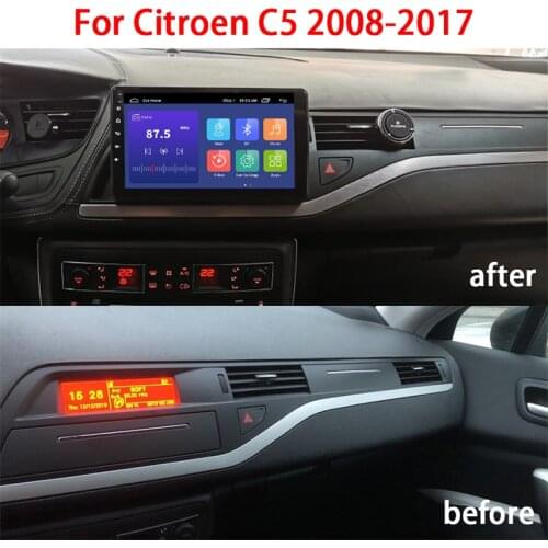 For Citroen C5 2008-2017 Android 10.0 128G Rom Car Radio Multimedia Video Player Navigation GPS Autoradio Stereo 2Din Head Unit