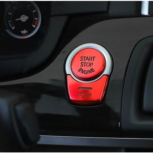 Car Engine Start Stop Switch Button Cover For BMW F20 F30 F32 F34 F45 F10 G30 F01 F06 F21 F25 F26 F15 F16 Interior Accessories