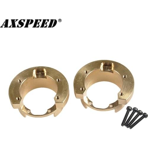 AXSPEED TRX4 Brass Counterweight Portal Drive Axle Balance Weight for 1/10 Traxxas TRX-4 RC Crawler Car Upgrade Parts