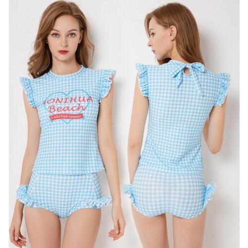 Bswemek Blue Swimwear