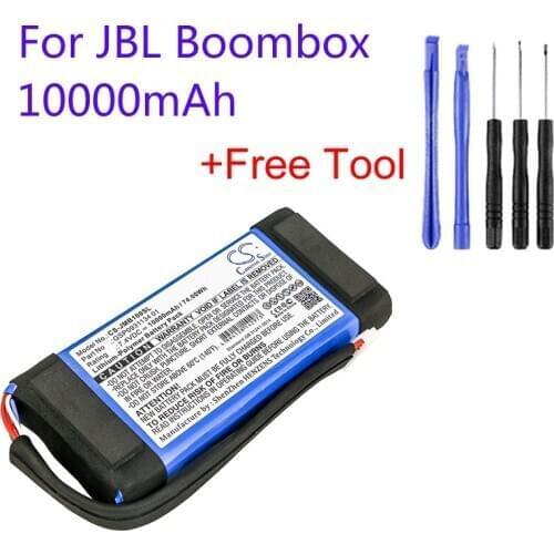 Cameron Sino GSP0931134 01 For JBL Boombox 10000mAh CS-JMB100SL 7.4V Mini Bluetooth Wireless Replacement Speaker Battery Accu