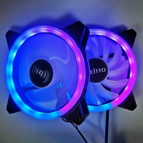 Dual Aperture PC Case Cooling CPU Fan DC 12V Silent Radiator Heatsink Computer Accessories CPU Cooler Quiet Silent