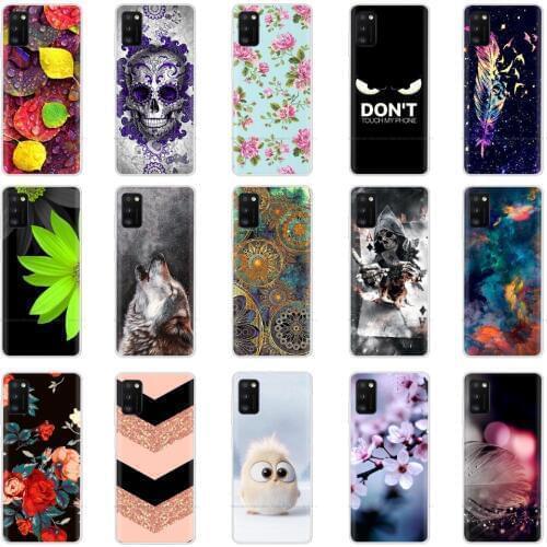 Phone Case For Samsung Galaxy A41 Case Soft TPU Painted Back Cover Case For Samsung Galaxy A41 A 41 Soft Case Cover Phone Shell