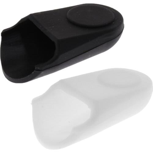Black/White Rubber Mouthpiece Cover for Soprano Sax Mouthpiece Protection 36.5 x 23.5cm