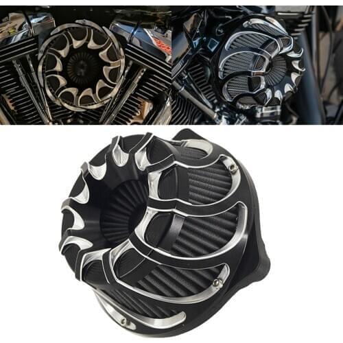 Motorcycle CNC Air Filter Cleaner Intake Filter For Harley Softail Dyna Sportster 883 1200 Touring Road King Fatboy FLHX FLTRX