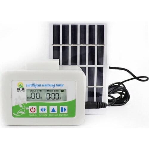 Intelligent Garden Automatic Watering Device Solar Energy Plant Drip Irrigation Water Pump Timer System Flowers Care