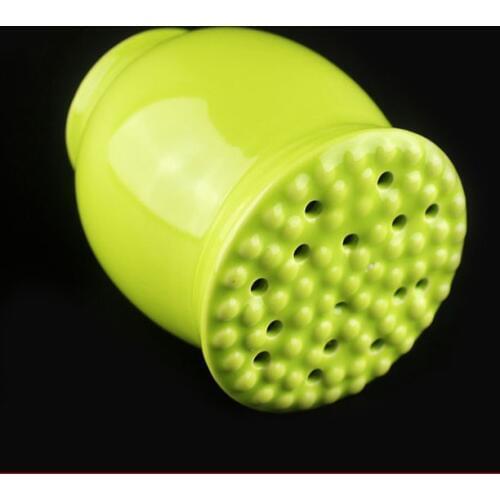 Ceramic Moxibustion Tank Massager Moxa Pot Massage Double Thickening Meridian Scraping The Brush Chinese Medicine Care Tool