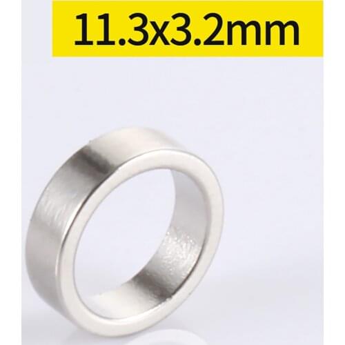 2Pcs Round Neodymium Magnet 11.3x3.2-8.9mm Strong Circular Magnet O Ring Powerful Rare Earth Magnetic Magnet