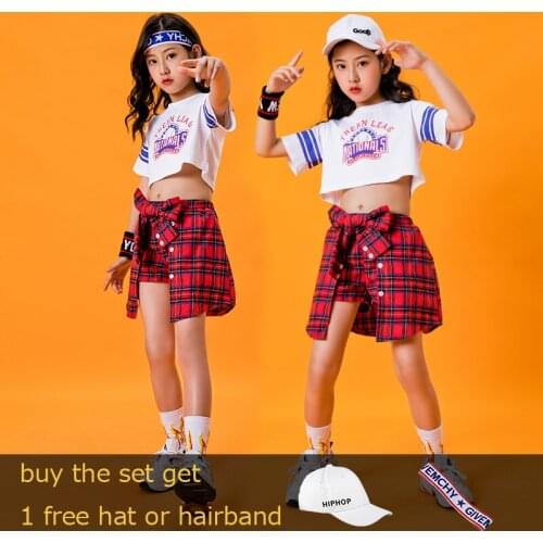 Pally elves Summer Girls Plaid Skirt Tied Bow Fresh and Cool Midriff Girls Outfit Streetwear