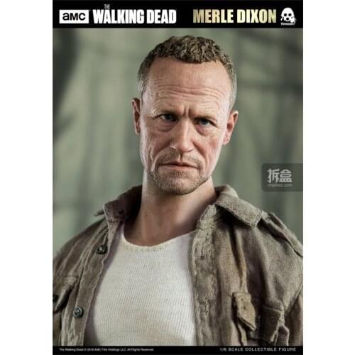 Hot Sales 1/6th 3Atoys The Walking Dead Mor Dick Combat Old Dirty Short Sleeves Vest For Usual 12inch Doll Action Collectable