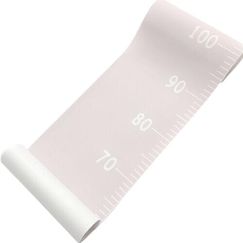 Height Growth Chart Ruler for Kids, Wall Wood Frame Canvas Room Decor 79x7.9in