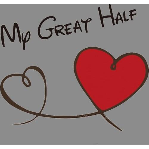 Letter Red Heart Patches On Clothes Heat-Sensitive Stickers Diy Women T-Shirts Hoodies Ironing Transfers For Clothing Patch