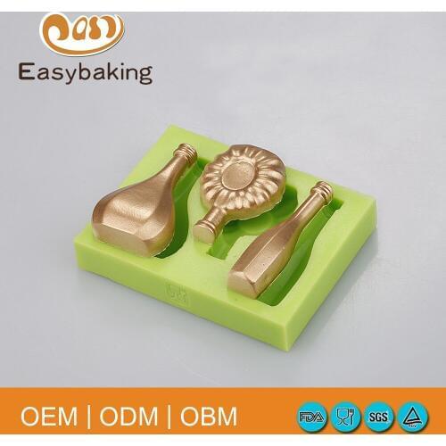 Food grade silicone mold bottle shape fondant cake tools cake decoration set