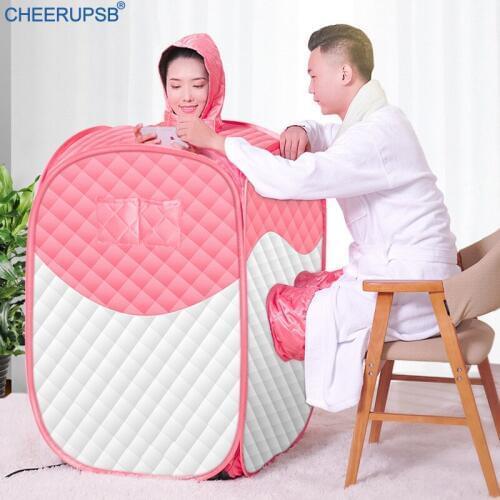 Portable Home SPA Sauna Body Steam Shower Room Fumigation Machine Steam Generator Stoom Sauna Sauna Tent Bath Streamer Bag Set