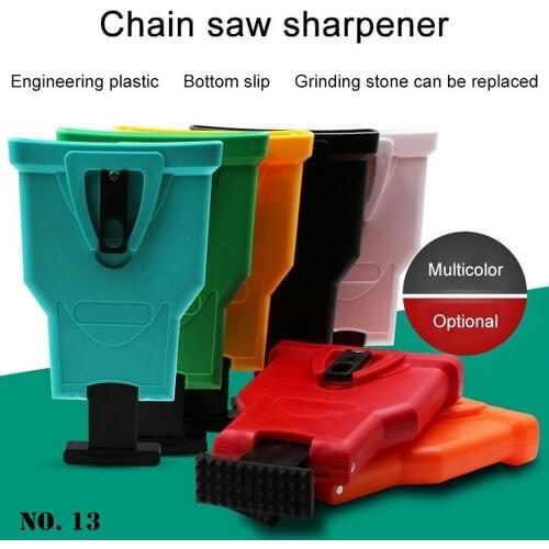Portable Chainsaw Teeth Sharpener Sharpen Chain Saw Bar-Mount Fast Grinding Sharpening Chainsaw Chain Woodworking Tools