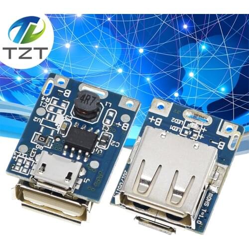 5V Boost Converter Step-Up Power Module Lithium Battery Charging Protection Board LED Display USB For DIY Charger 134N3P