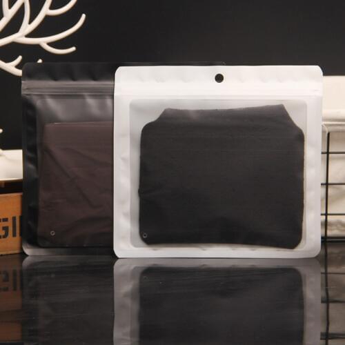 18x17cm Clear Front Plastic Packaging Bags X-mas Socks Underwear Mask Towel Pantyhose Sexy Lingerie Packing Pouches