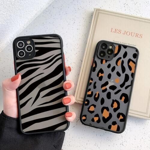 Eopard Print Silicone Phone Case For Cover iPhone 12 11 Pro Max MINI X XR XS 7 8 Plus SE 2020 Case TPU Back Fundas Coque