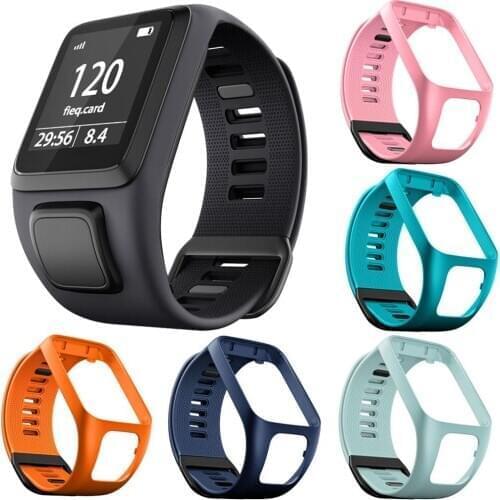 Silicone Replacement Wristband Watch Band Strap For TomTom Runner 2 3 Spark 3 GPS Sport Watch Tom 2 3 Series Soft Smart Band Hot