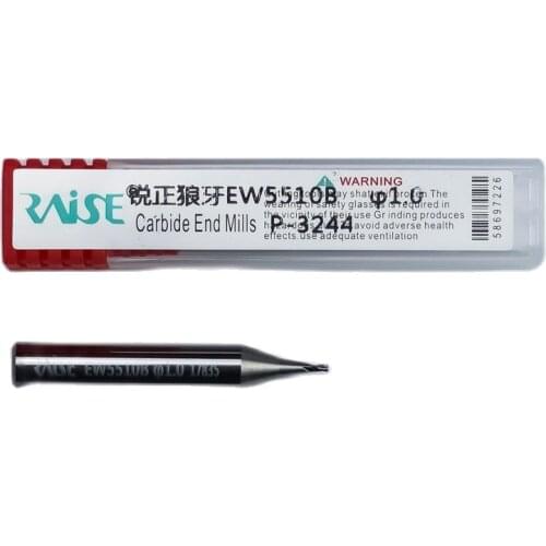 Raise 1.0mm φ1.0xD6x40x3F Solid Carbide Helical end mill cutter For handle vertical Copy Cutting Duplicating Machine Drill Bits