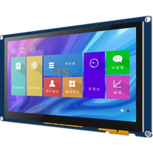 X3 serials TJC8048X370_011C 7 inch capacitive screen serial LCD screen 7 inch HM capacitive serial screen
