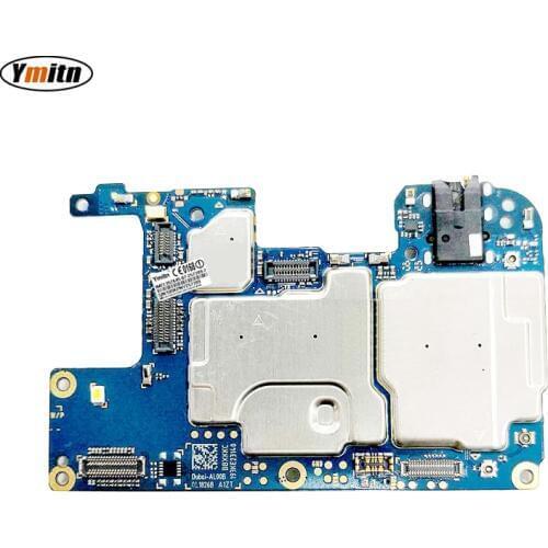 Ymitn Original Work Well Unlocked Motherboard Mainboard Main Circuits Flex Cable For Huawei Y7 prime 2019 DUB-LX1 DUB-AL00