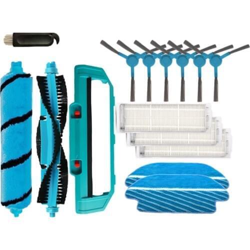 Replacement Main Roller Brush HEPA Filter For Conga 3390 3690 3490 3290 Vacuum Cleaner Side Brushes Filters Mop Cloths Cover