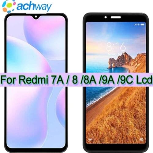 Original 6.53" For Xiaomi Redmi 9a 9c Lcd Display Touch Screen Redmi 8 lcd Replacement For Xiaomi Redmi 7A Redmi 8A lcd Display
