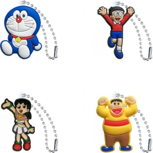 1pcs Cute Anime Keychain Cute Charm Ball Chain DIY Key Ring Trinket Keychains Key Chain Chaveiro Kids Party Gift