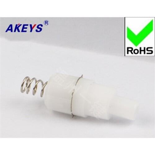 10 PCS 950-A White Flashlight Switch Wenzhou one-button self-lock switch