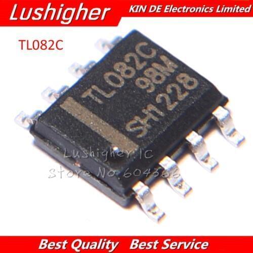 10PCS TL082C SOP-8 TL082 SOP TL082CDR SMD