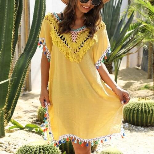 2021 Bikini Cover Ups For Swimwear Beach Dress Knit Swim Wear Womens Summer Swimsuit Coverup Sexy Bathing Suites Beachwear