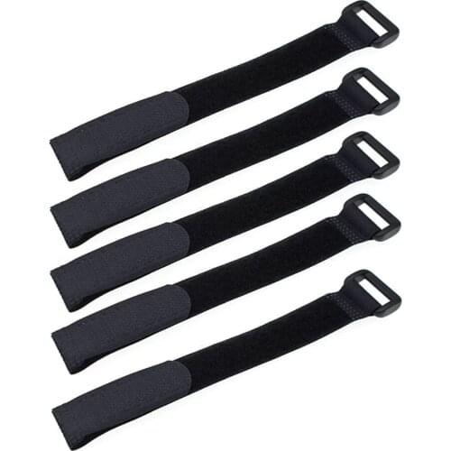 5pcs ， Black Durable Anti-slip Straps for RC Car Battery 2 * 20cm / 2 * 30cm Crawler Tool