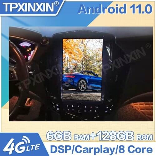 6+128G For Cadillac SRX 2008-2012 Car GPS Navigation Head unit Car Multimedia Player Radio Audio