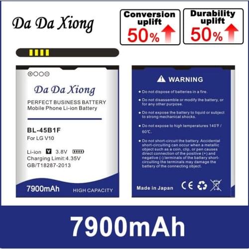 Da Da Xiong 5500mAh BL-45B1F BL45B1F Battery for LG V10 H961N F600 H900 H901 VS990 H968
