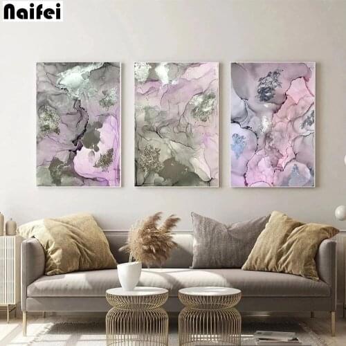 Diy Diamond Painting Cross Stitch Kits Nordic Abstract Line Landscape 5d Embroidery Sale Full Mosaic Rhinestone Home Decoration