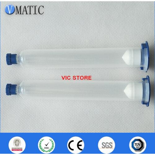 Free Shipping 3Pcs Quality EFD 10cc/ml Pneumatic Syringe With Tip Cap/Stopper, Pistons & End Cap Cover