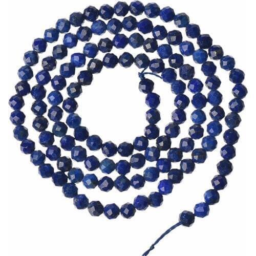 Luster Cutting 3mm-2mm Stone Lapis Lazuli Loose Beads 15inch For Diy Bracelet Necklace Fit Special Day Gifts wholesale H550