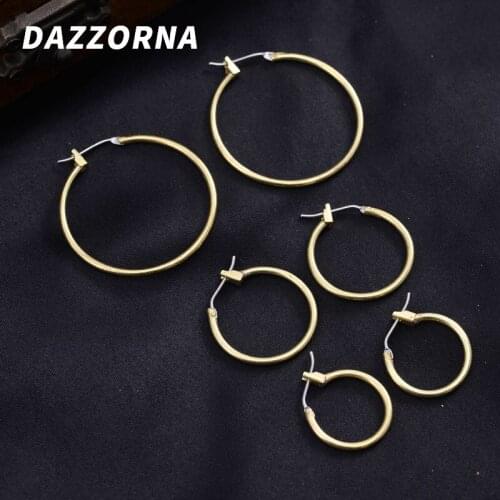 Cute 16/20/30mm Gold Color Round Big Circle Hooks Earrings 3 Colors 10/20Pcs Round Hoop For DIY Women Jewelry Accessories