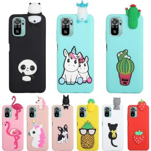 On For Xiaomi Redmi Note 10 Pro Case 3D Case sFor Xiomi Xiaomi Redmi Note 10 Pro Note10 Pro Max Cover Soft Silicone Phone Cases
