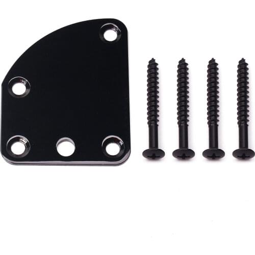 Black Neck Plate for Electric Guitar