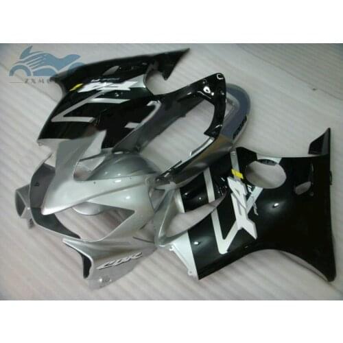 Injection fairings for HONDA 2004-2007 CBR600 F4i fairing kits 04-07 CBR 600F CBR 600F4I gray black ABS road aftermarket parts
