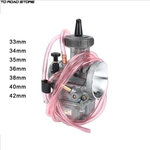 Motorcycle Carb PWK Carburetor 33 34 35 36 38 40 42mm Racing Parts For Scooters Dirt Bike ATV UTV Go Kart Motobike Accessories
