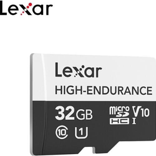 Lexar HIGH-ENDURANCE Memory Card 128GB IPX7 waterproof TF Card 12000hour endurance Micro SD Card for traffic recorder monitoring