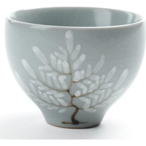 Ceramic kiln tree tea cup new arrival Tea Bowl Single Cup hom decor accesories